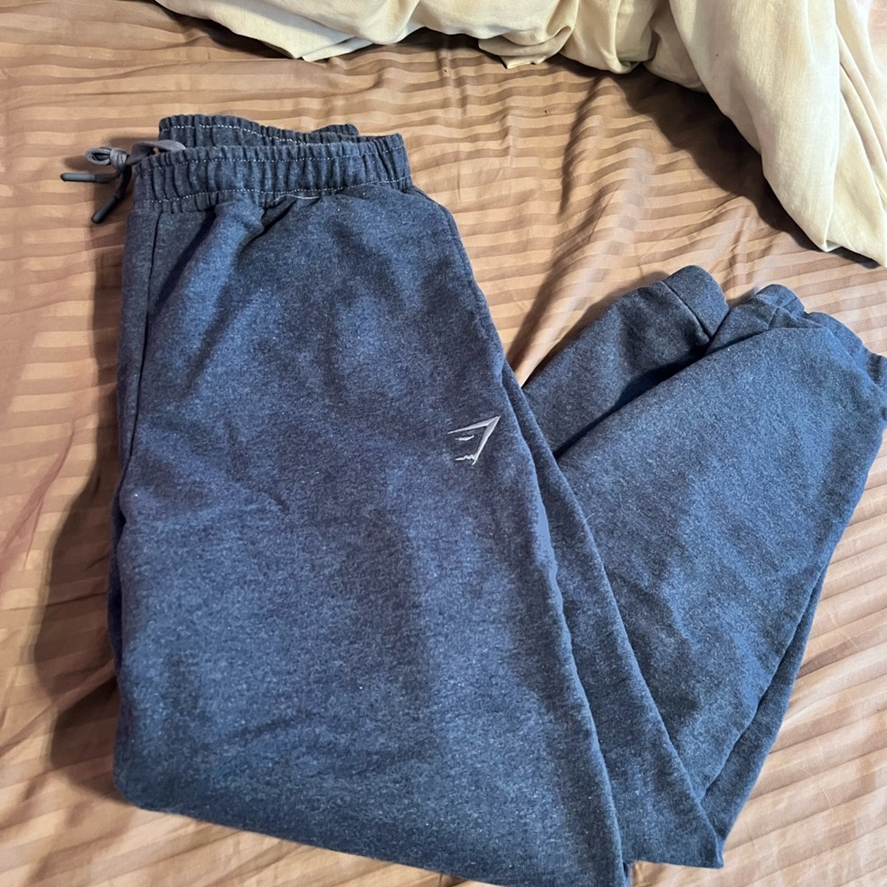 Blue gymshark Jogger Sweatpants